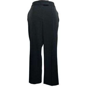 Worthington Womens Pants Dress Slacks Straight Cut Business Career Black Size 12